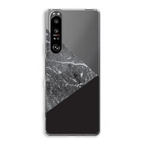 CaseCompany Combinatie marmer: Sony Xperia 1 III Transparant Hoesje