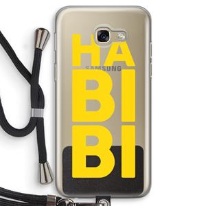 CaseCompany Habibi Majorelle : Samsung Galaxy A5 (2017) Transparant Hoesje met koord