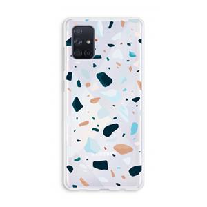 CaseCompany Terrazzo N°13: Galaxy A71 Transparant Hoesje