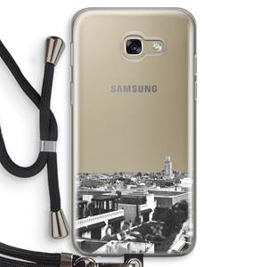 CaseCompany Marrakech Skyline : Samsung Galaxy A5 (2017) Transparant Hoesje met koord