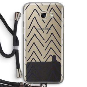 CaseCompany Marrakech Arrows: Samsung Galaxy A5 (2017) Transparant Hoesje met koord
