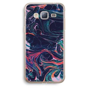 CaseCompany Light Years Beyond: Samsung Galaxy J3 (2016) Transparant Hoesje