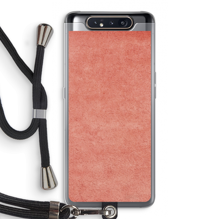 CaseCompany Marrakech Walls: Samsung Galaxy A80 Transparant Hoesje met koord