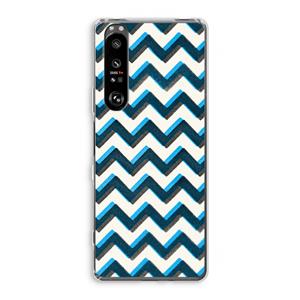 CaseCompany Onderbroken lijn: Sony Xperia 1 III Transparant Hoesje
