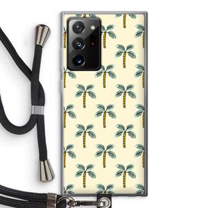 CaseCompany Paradise: Samsung Galaxy Note 20 Ultra / Note 20 Ultra 5G Transparant Hoesje met koord