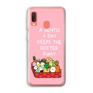 CaseCompany Bento a day: Samsung Galaxy A20e Transparant Hoesje