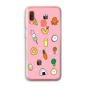 CaseCompany Happy bento friends: Samsung Galaxy A20e Transparant Hoesje