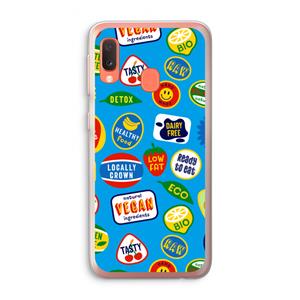 CaseCompany Fruitsticker: Samsung Galaxy A20e Transparant Hoesje