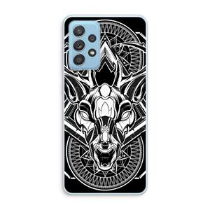 CaseCompany Oh Deer: Samsung Galaxy A73 Transparant Hoesje