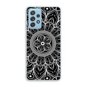 CaseCompany Roses Are Red: Samsung Galaxy A73 Transparant Hoesje