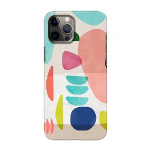CaseCompany Bold Rounded Shapes: Volledig geprint iPhone 12 Hoesje