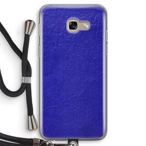 CaseCompany Majorelle Blue: Samsung Galaxy A5 (2017) Transparant Hoesje met koord