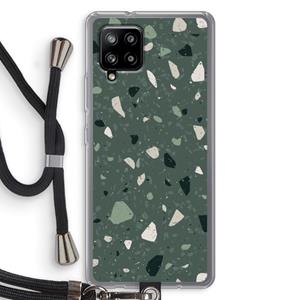 CaseCompany Terrazzo N°19: Samsung Galaxy A42 5G Transparant Hoesje met koord