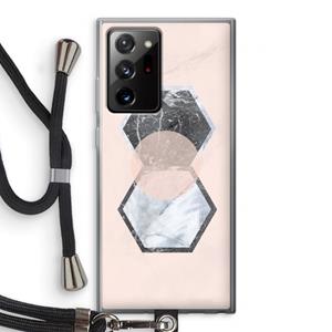 CaseCompany Creatieve toets: Samsung Galaxy Note 20 Ultra / Note 20 Ultra 5G Transparant Hoesje met koord