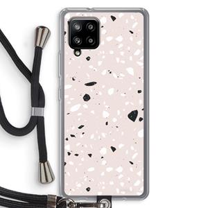 CaseCompany Terrazzo N°20: Samsung Galaxy A42 5G Transparant Hoesje met koord