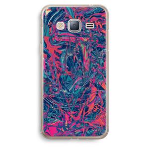 CaseCompany Sleeping Dreams: Samsung Galaxy J3 (2016) Transparant Hoesje