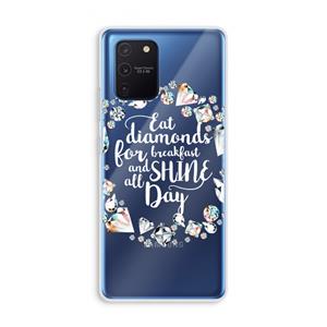 CaseCompany Diamonds: Samsung Galaxy Note 10 Lite Transparant Hoesje