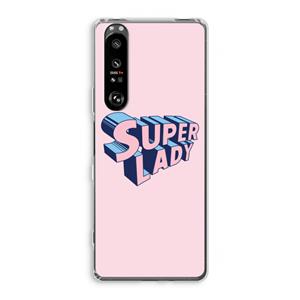CaseCompany Superlady: Sony Xperia 1 III Transparant Hoesje
