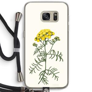 CaseCompany Tansy: Samsung Galaxy S7 Transparant Hoesje met koord