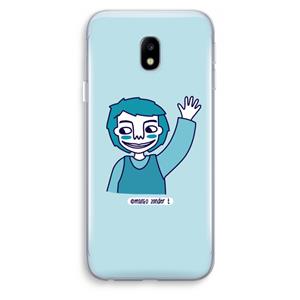 CaseCompany Zwaai: Samsung Galaxy J3 (2017) Transparant Hoesje