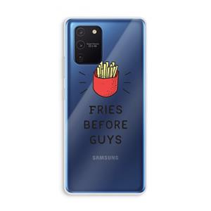 CaseCompany Fries before guys: Samsung Galaxy Note 10 Lite Transparant Hoesje