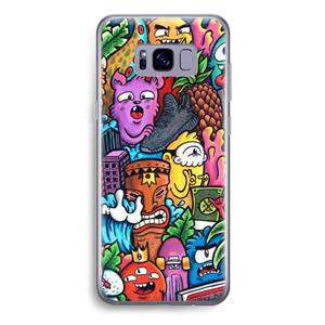 CaseCompany Vexx Mixtape: Samsung Galaxy S8 Plus Transparant Hoesje