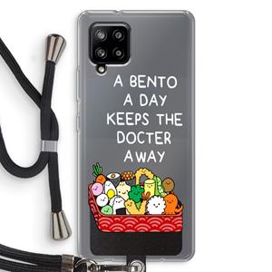 CaseCompany Bento a day: Samsung Galaxy A42 5G Transparant Hoesje met koord