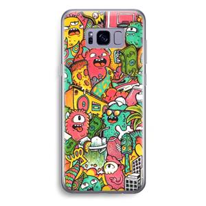 CaseCompany Vexx City: Samsung Galaxy S8 Plus Transparant Hoesje