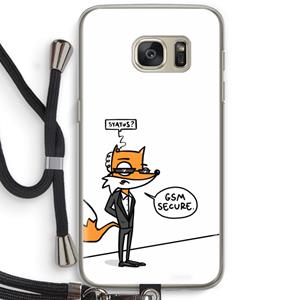 CaseCompany GSM secure: Samsung Galaxy S7 Transparant Hoesje met koord