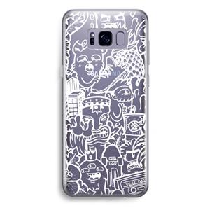 CaseCompany Vexx Mixtape #2: Samsung Galaxy S8 Plus Transparant Hoesje