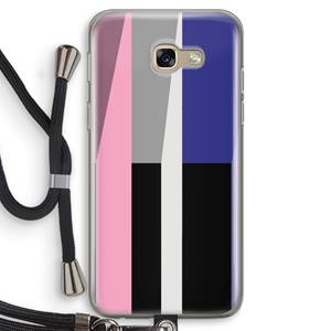 CaseCompany Gestalte 4: Samsung Galaxy A5 (2017) Transparant Hoesje met koord