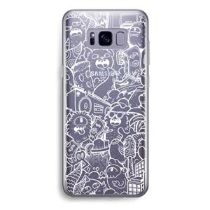 CaseCompany Vexx City #2: Samsung Galaxy S8 Plus Transparant Hoesje