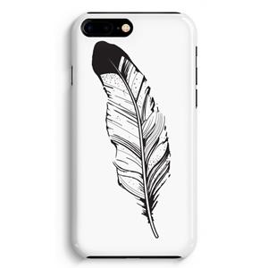 CaseCompany Pluim: iPhone 8 Plus Volledig Geprint Hoesje