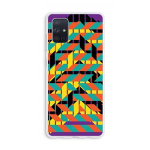 CaseCompany Skew Bee 2: Galaxy A71 Transparant Hoesje