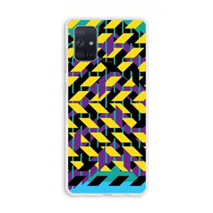 CaseCompany Skew Bee 3: Galaxy A71 Transparant Hoesje