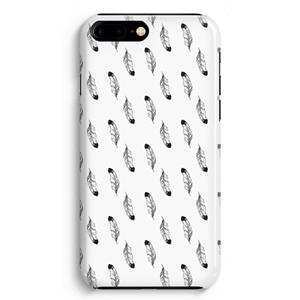 CaseCompany Pluimen: iPhone 8 Plus Volledig Geprint Hoesje