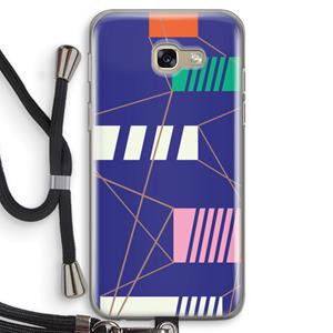 CaseCompany Gestalte 5: Samsung Galaxy A5 (2017) Transparant Hoesje met koord
