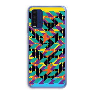 CaseCompany Skew Bee 1: Xiaomi Redmi 9T Transparant Hoesje