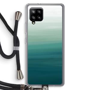 CaseCompany Ocean: Samsung Galaxy A42 5G Transparant Hoesje met koord