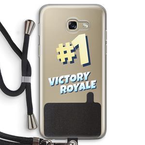 CaseCompany Victory Royale: Samsung Galaxy A5 (2017) Transparant Hoesje met koord
