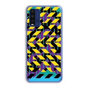 CaseCompany Skew Bee 3: Xiaomi Redmi 9T Transparant Hoesje