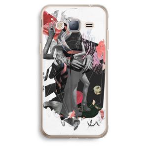 CaseCompany Dissimulation du réel: Samsung Galaxy J3 (2016) Transparant Hoesje