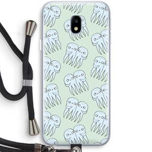CaseCompany Octopussen: Samsung Galaxy J3 (2017) Transparant Hoesje met koord
