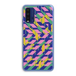 CaseCompany Skew Blush 1: Xiaomi Redmi 9T Transparant Hoesje