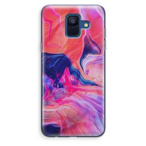 CaseCompany Earth And Ocean: Samsung Galaxy A6 (2018) Transparant Hoesje