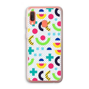 CaseCompany 8-bit N°1: Samsung Galaxy A20e Transparant Hoesje