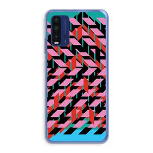 CaseCompany Skew Blush 2: Xiaomi Redmi 9T Transparant Hoesje