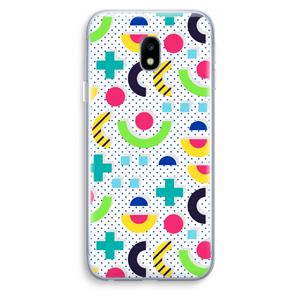 CaseCompany 8-bit N°1: Samsung Galaxy J3 (2017) Transparant Hoesje