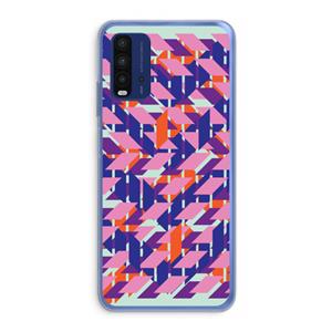 CaseCompany Skew Blush 3: Xiaomi Redmi 9T Transparant Hoesje