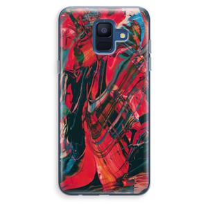 CaseCompany Endless Descent: Samsung Galaxy A6 (2018) Transparant Hoesje